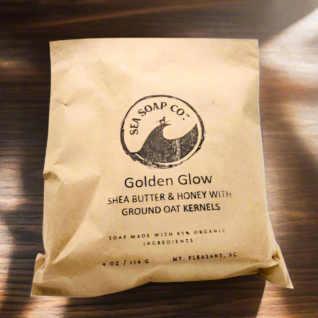 Golden Glow organic bar soap