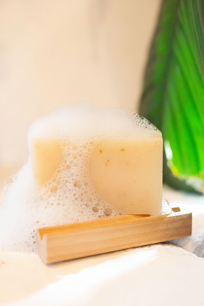 Golden Glow organic bar soap