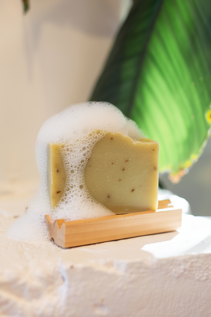 Sea Foam organic bar soap